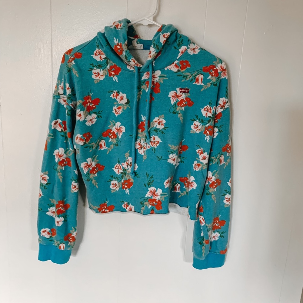 Cute Cropped Levi’s Hoodie